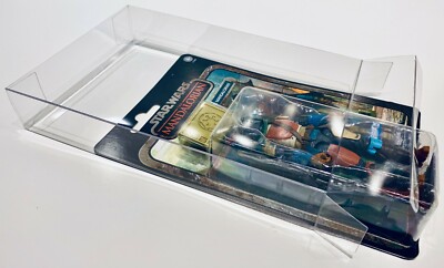4 Box Protectors Fits Most WAVE 1 & Wave 2 STAR WARS CREDIT COLLECTION READ!!