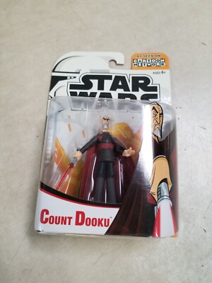 2003 Star Wars Count Dooku Clone Wars 4'' Hasbro Action Figure