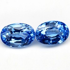TANZANITE OVALI COPPIA CT. 1.42