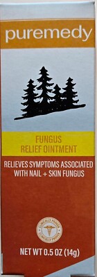Puremedy Fungus Relief Ointment Relieves Skin Fungus on Nails & Skin 0.5oz  SALE