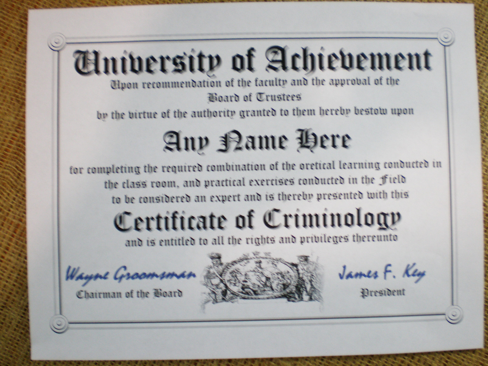 FUNERAL DIRECTOR DIPLOMA MORTICIAN MAN CERTIFICATE eBay