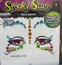 FACE GEMS HALLOWEEN BUTTERFLY SHIMMERING COSTUME ACCESSORY