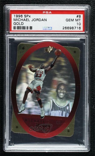 1996-97 SPx Gold Michael Jordan #8 PSA 