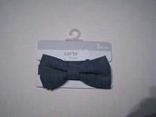 New Carter's Boys Bow tie Size 3 Up Blue