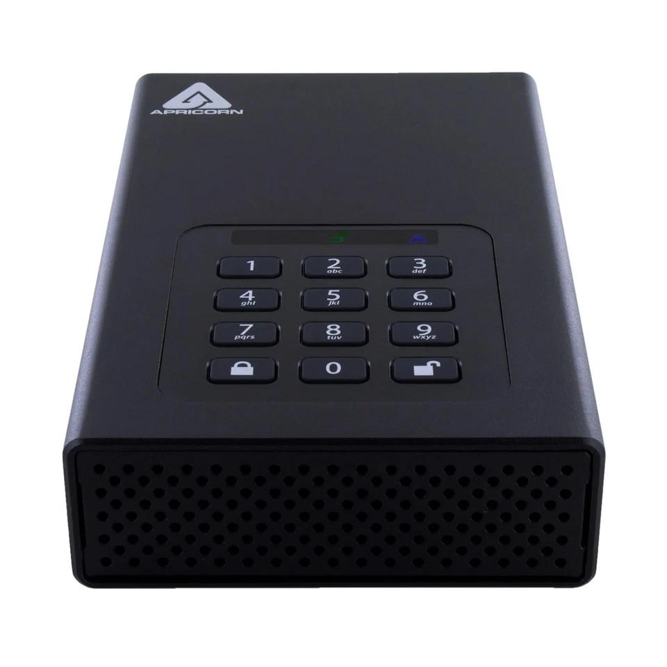 Apricorn 2TB Aegis Padlock DT 256-Bit Encrypted USB 3.0 Hard Drive (ADT-3PL25... - Image 3 of 4