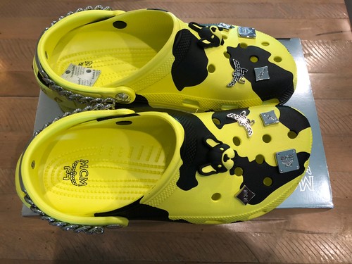 MCM X CROCS Black \u0026 Yellow Camouflage 