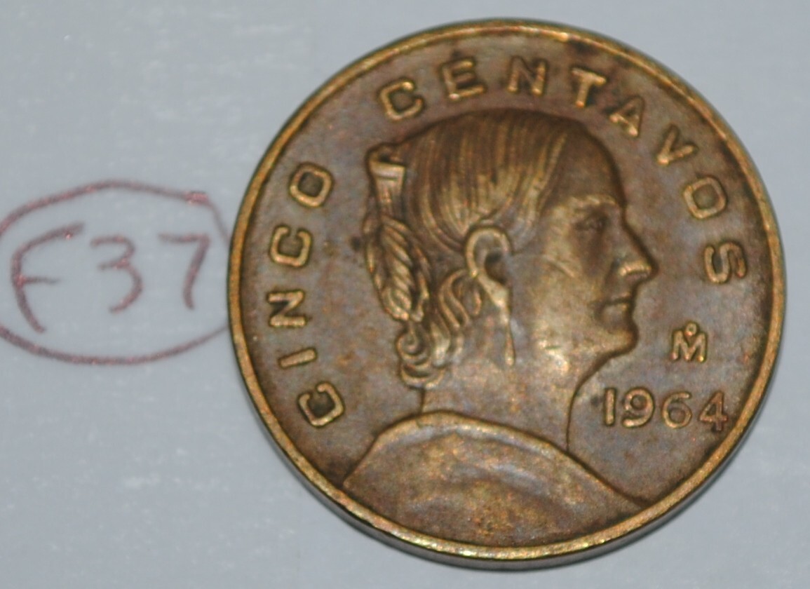 1964 Mexico 5 Centavos Cinco Centavos KM#426 Lot# F37 | eBay