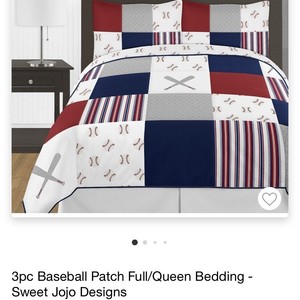 sweet jojo baseball bedding