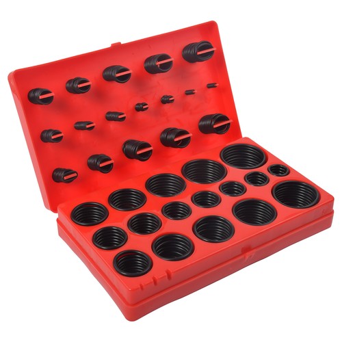 Juego surtido de arandela de junta tórica de goma métrica SAE estuche de almacenamiento automotriz kit de anillos - Imagen 17 de 18