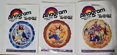 ANAGRAM Vintage Yugioh Balloon U Choose-Dueling,Happy Birthday, Character Group Yu-Gi-Oh