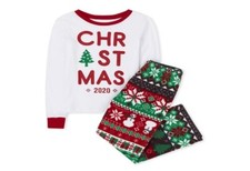 Kids Christmas Pajamas Set 5-6 Y Set 2 Pieces The Children's PlaceUnisex