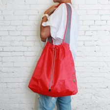 EcoJeannie 3 Pack Large Super Strong Ripstop Nylon Reusable Grocery Shopping Bag