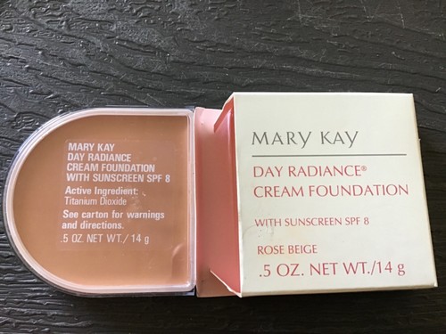 Mary Kay DAY RADIANCE Cream Foundation ROSE BEIGE .5 oz SPF 8 BNIB - 第 1/1 張圖片