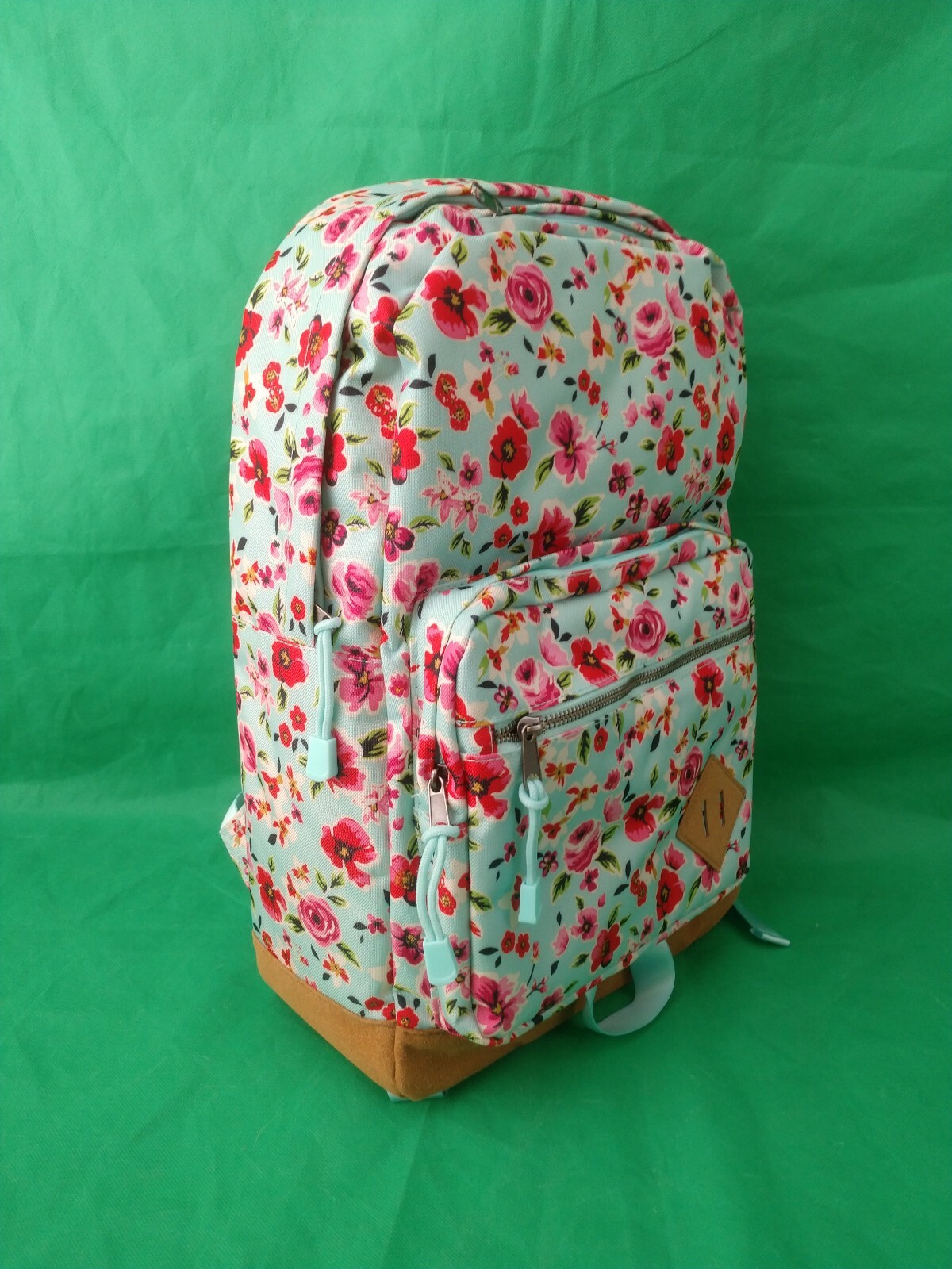 no boundaries mint floral dome backpack