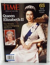 Queen Elizabeth 2 Time Magazine Special Edition 65 Years with Crown Royals NICE