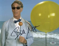 Bill Nye The Science Guy Signed Autographed 8x10 Photo Psa/Dna Coa