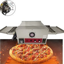 220V Countertop Conveyor Pizza Oven Commercial Baking Oven Electric  Stove 12"