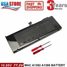 Battery for APPLE MacBook Pro 15" A1286 Series 2011 2012 A1382 MC721 MC723