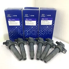 6PCS OEM Genuine Ignition Coil for 06-15 Hyundai Kia 3.3L 3.5L 3.8L 27301-3C000