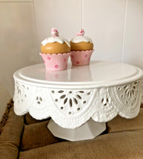 Blanc Mariclo Tortenplatte Muffinständer  30X30X14  Kuchen Platte Shabby A33313