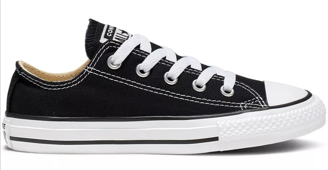 CONVERSE ALL STAR CHUCK TAYLOR BABY LOW SNEAKERS 3J235C BLACK