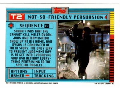 Terminator 2 (T2) Trading Card/ Sticker - No. 19 (1991) | eBay