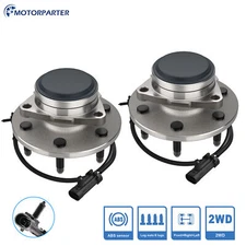 2x Front Wheel Hub Bearing Assy for Chevrolet Silverado Express GMC Cadillac 2WD