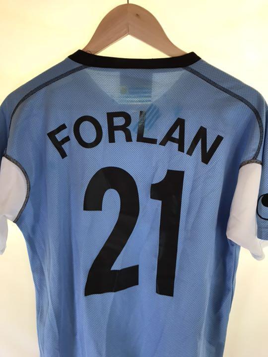 Uruguay Forlan Jersey Soccer Shirt 04/06 #10 Size L Atletico