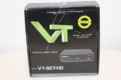 Vantage VT-92 DVB-T2 Receiver Full HD 1080p HDMI Invoice VAT 
