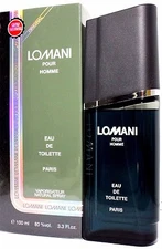LOMANI POUR HOMME EAU DE TOILETTE SPRAY FOR MEN 3.3 Oz / 100 ml BRAND NEW ITEM!