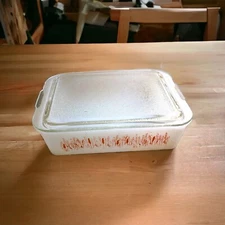 Vintage Rectangluar Proctor Silex Milk Glass Slow Cooker Casserole Glass Lid Dis