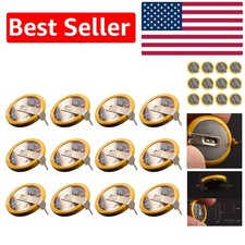 Reliable 12-Pack CR2032 3V Lithium Batteries Perfect for Retro Gaming Consoles