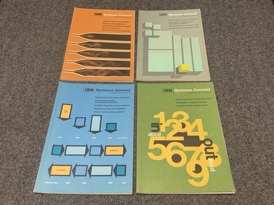 Lot of 4 Issues of IBM Systems Journal - Volume Eleven Number 1-4 1972