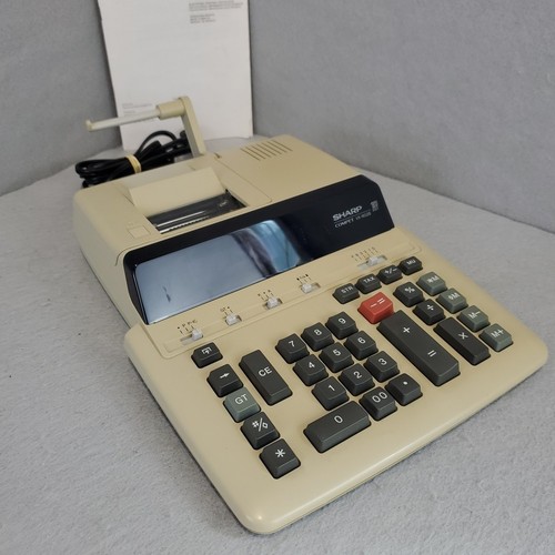 Vintage Sharp Compet Calculator VX-1652B Electronic Digital Printer Works - Picture 2 of 8