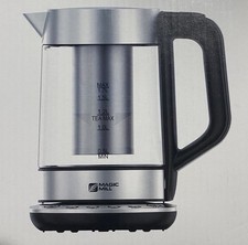 Hervidor eléctrico Magic Mill Pro 1,7 L con infusor de té y control de temperatura, sin BPA