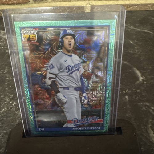 2026 Topps Series 1 Shohei Ohtani 1991 Topps Chrome Silver Pack Aqua #/199
