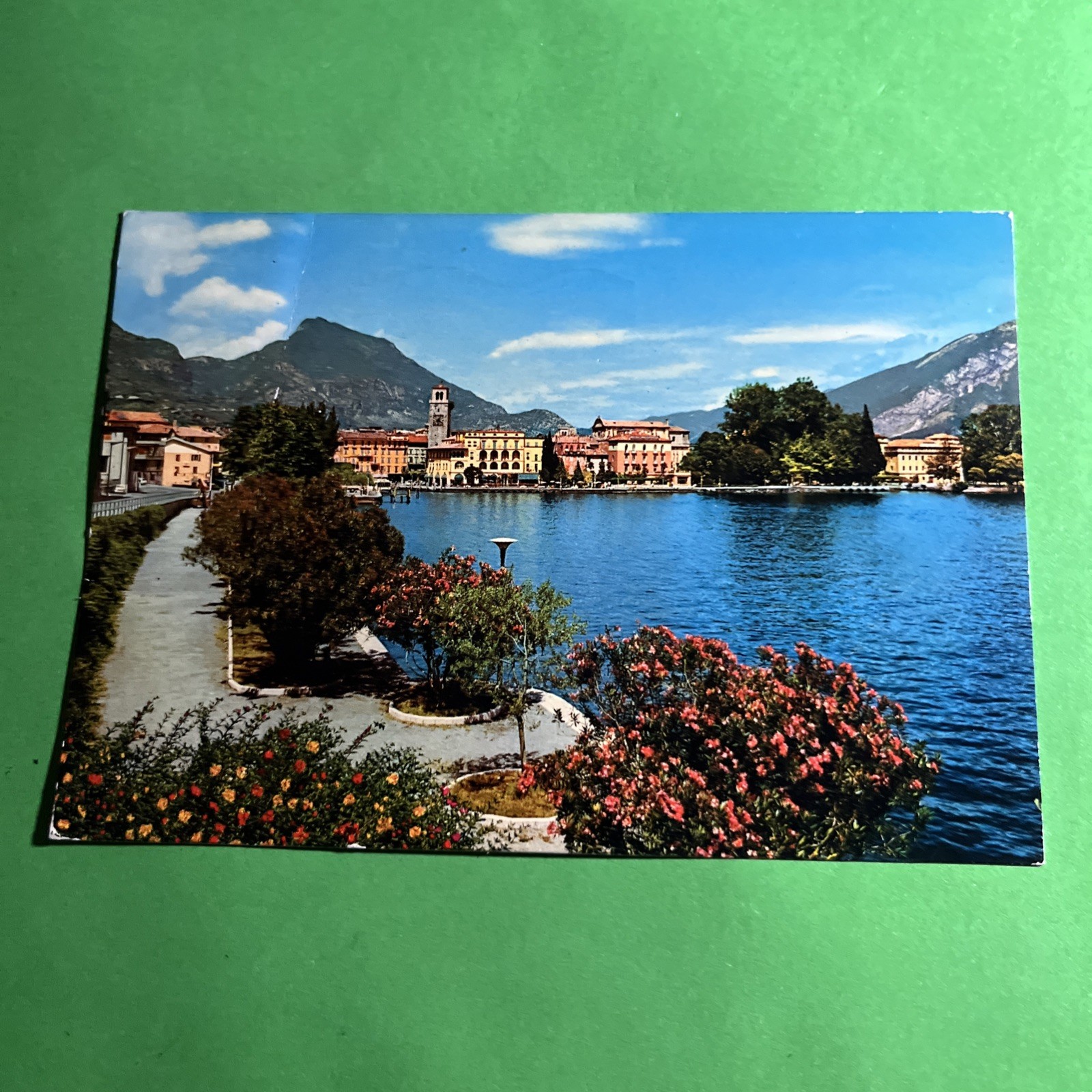 LAGO DI GARDA RIVA - VIAGGIATA - CARTOLINA A COLORI COLLEZIONE VINTAGE POSTCARD