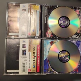 Sega Saturn Mobile Suit Z Gundam Part 1 Part 2 Set
