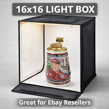 16x16" LED Light Box Tent Portable Photo Studio Photography Shooting Background