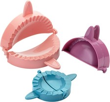 BTaT- Dough Press Set, 3 Pack, Dumpling, Empanada, Pastry and Turnover Press, Ha