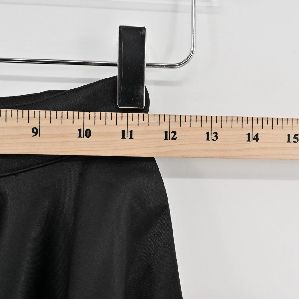 Saia Swing Vixen By Micheline Pitt Preta Tamanho XS Cetim Retrô Clássica Pinup Girl - Imagem 4 de 4