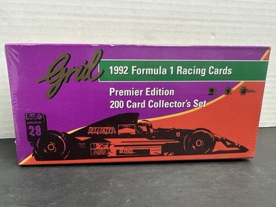 SEALED! GRID 1992 FORMULA 1 RACING CARDS Premier Edition 200 Card Collectors Set