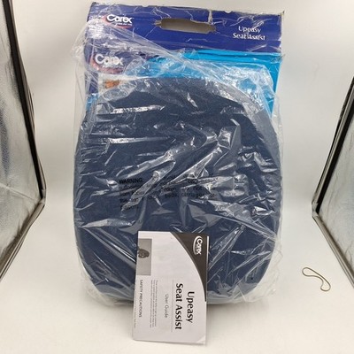 Open Box Carex Upeasy Blue Seat Assist Plus Manual Lifting Cushion (200-340 lbs)