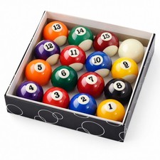 NEW! Full Size UK Regulation 16 Spots and Stripes Pool Ball Set 2"