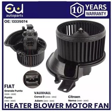 HEATER BLOWER MOTOR FAN FOR VAUXHALL CORSA D CITROEN NEMO FIAT PUNTO GRAND PUNTO