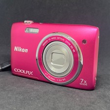 Nikon COOLPIX S3500 Pink Compact Digital Camera From Japan