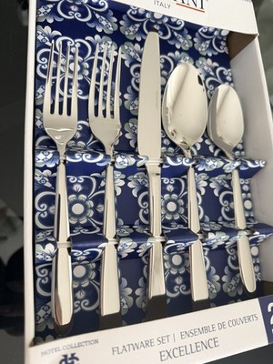 Brandani Excellence 20pcs Flatware Set, Silver