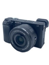Sony Mirrorless DSLR Camera 6400 ILCE-6400Y Double Zoom Lens Kit Black Used