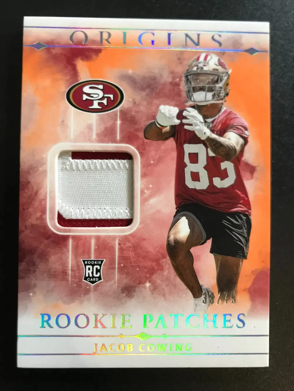 Jacob Cowing Panini Origins Rookie Patches #RPTJCO Base