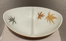 MCM IROQUOIS INFORMAL Harvest Time Ben Seibel Design Divided Serving Bowl
